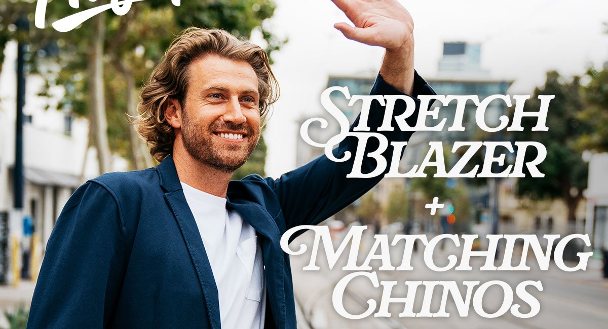 Stretch Blazer + Matching Chinos