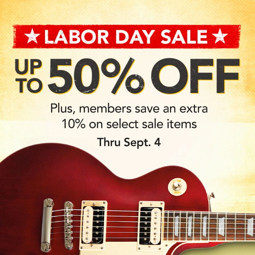 Labor Day Sale. Up to 50% off. Plus, members save an extra 10% on select sale items. Thru Sept. 4. Shop now