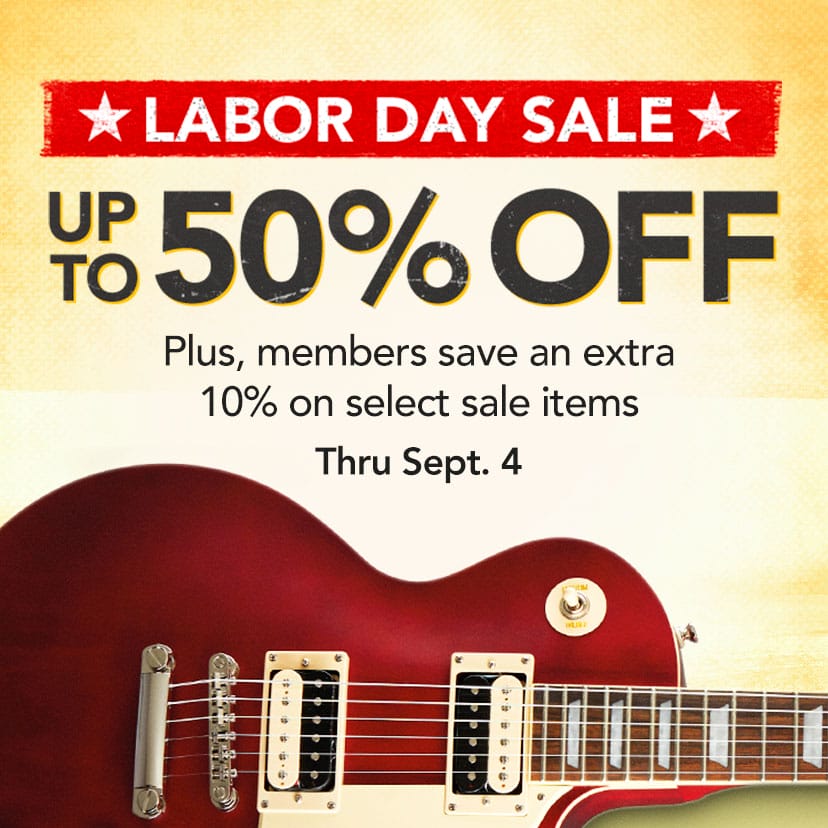 Labor Day Sale. Up to 50% off. Plus, members save an extra 10% on select sale items. Thru Sept. 4. Shop now