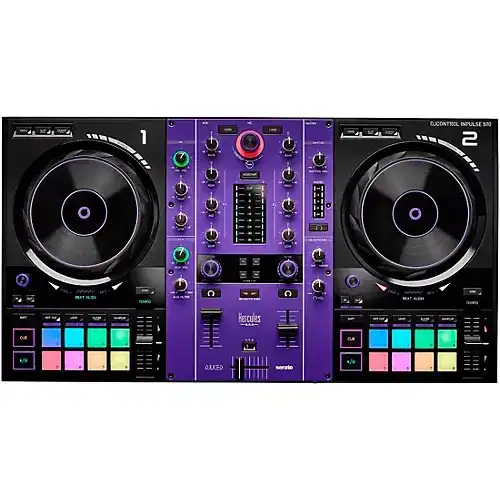 Hercules DJ DJControl Inpulse 500 Limited-Edition Controller Purple