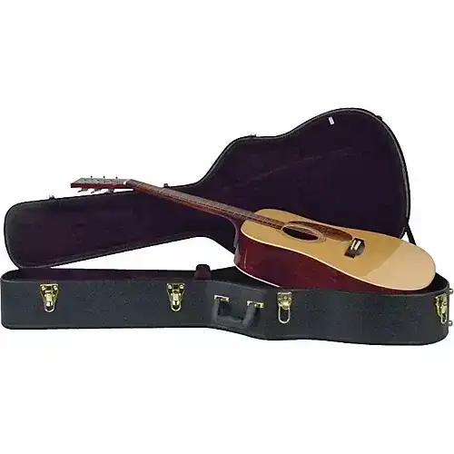 Musician's Gear Deluxe Dreadnought Case Black