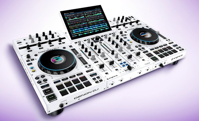 New Denon DJ PRIME 4+. Make a statement with this standalone controller in an exclusive white finish. Shop Now