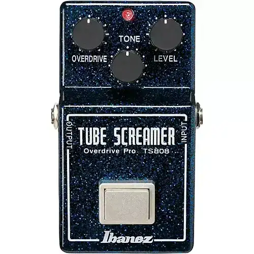 Ibanez 45th Anniversary TS808 Tube Screamer Effects Pedal Blue Sparkle