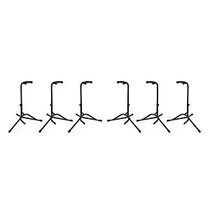 Musician's Gear Electric, Acoustic and Bass Guitar Stands (6-Pack)