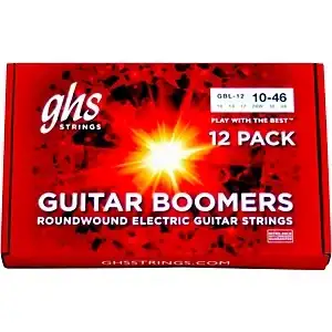 GHS Light Electric Guitar Boomers 12 Pack Box