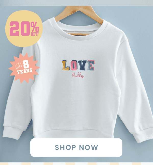 Personalised LOVE Rainbow Sweatshirt