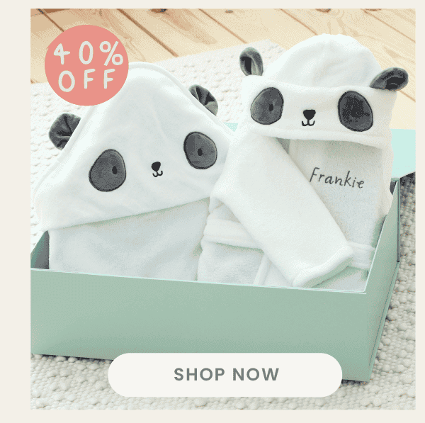 Personalised Panda Splash & Snuggle Set