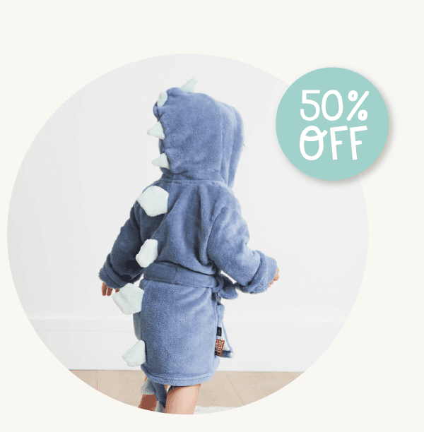 Personalised Dinosaur Fleece Dressing Gown