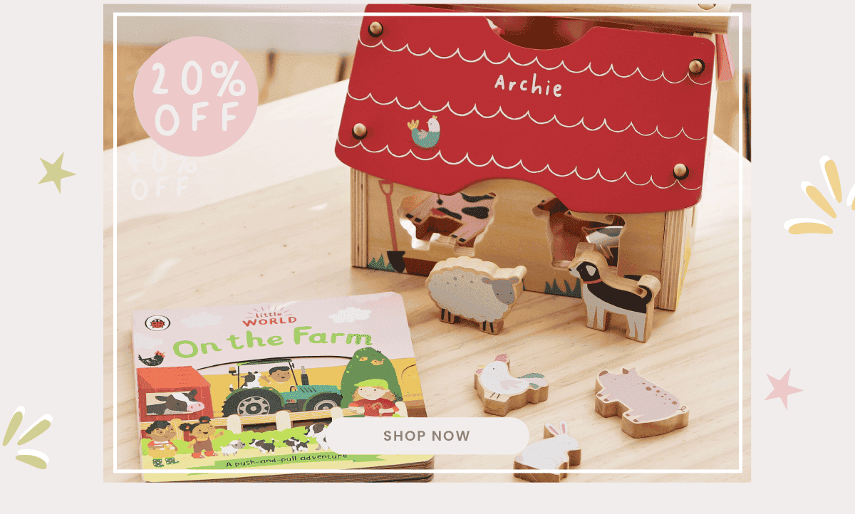 Personalised Farmyard Read and Play Set