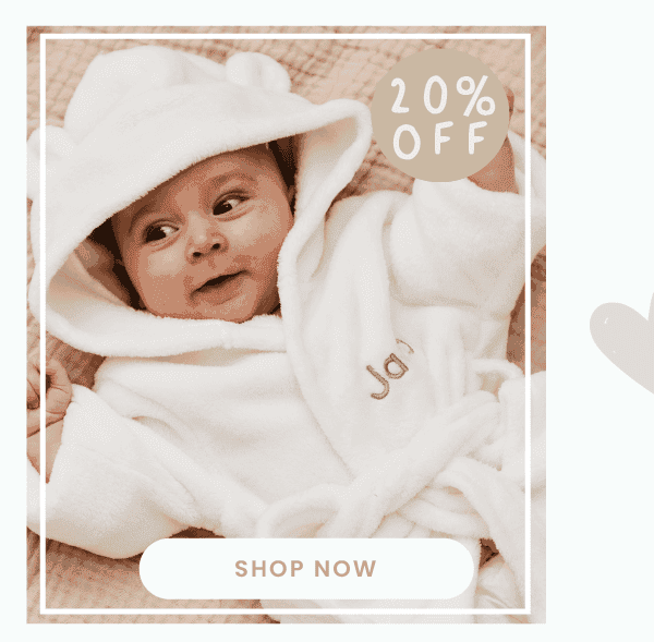 Personalised Ivory Hooded Fleece Robe