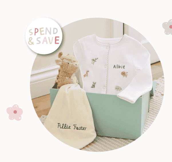 Personalised Welcome to the World Sleepsuit & Comforter Gift Set