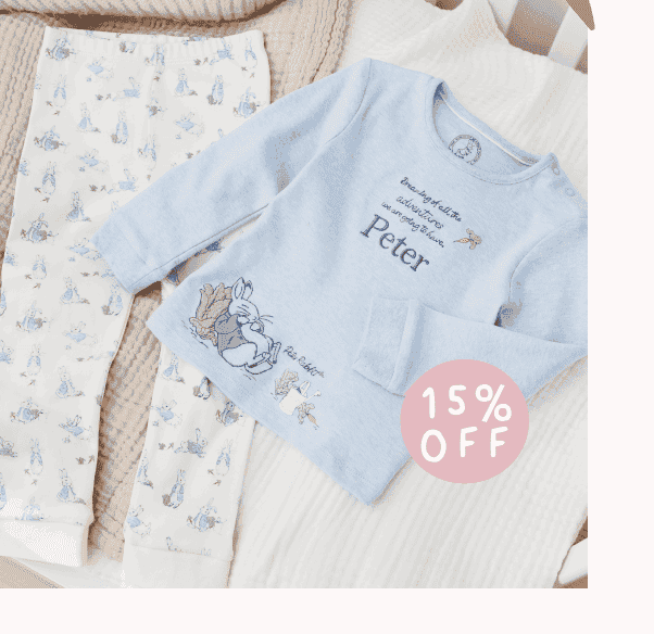 Personalised Peter Rabbit Pyjama Set