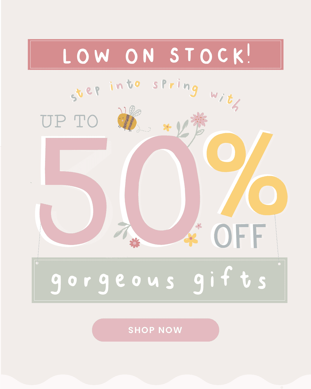 Up to 50% Off Gorgeous Gifts