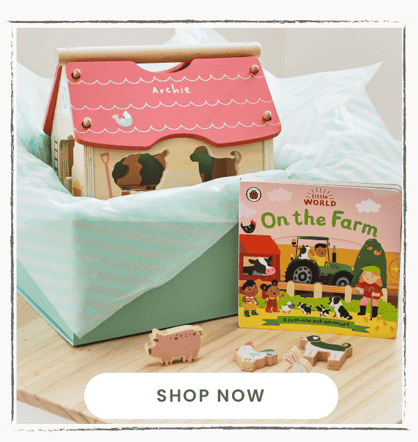 Personalised Farmyard Read and Play Set