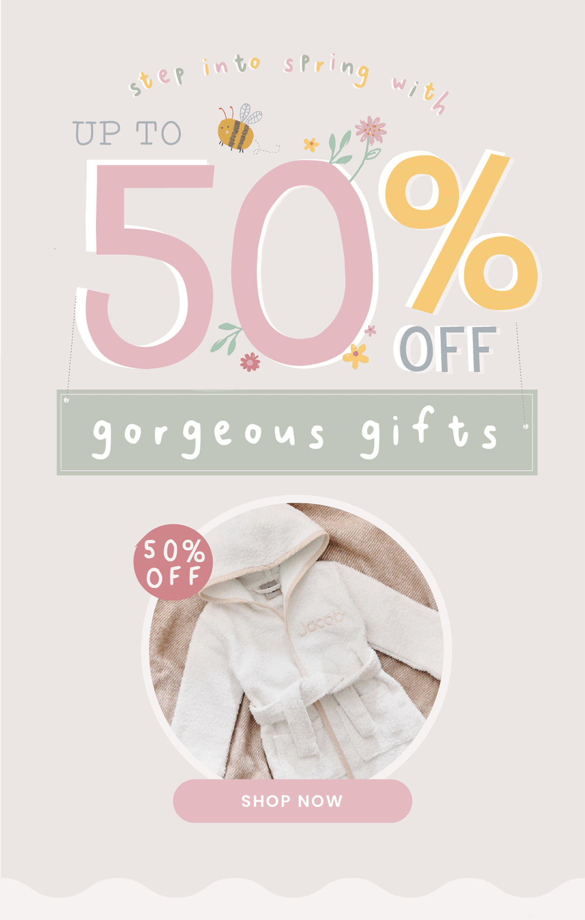 Up to 50% Off Gorgeous Gifts