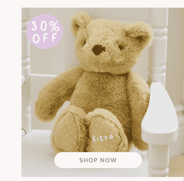 Personalised Classic Teddy Bear Plush Toy