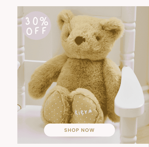 Personalised Classic Teddy Bear Plush Toy