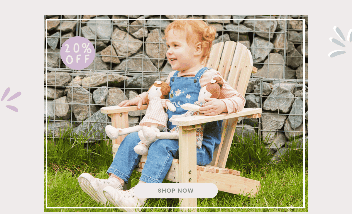 Personalised Wooden Children’s Outdoor Chair