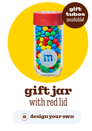 GIFT JAR WITH RED LID