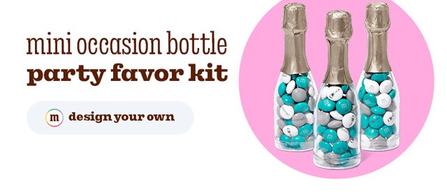 MINI OCCASION BOTTLE PARTY FAVOR KIT