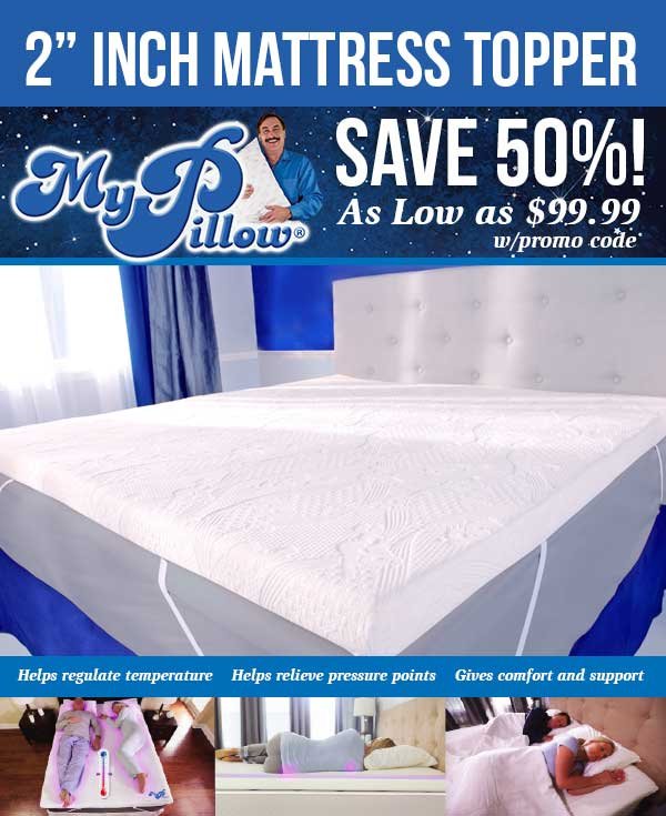2" Mattress Topper Save 50% As Low As \\$99.99 With Promo Code. Click Here