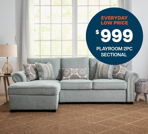 PLAYROOM 2PC SECTIONAL 