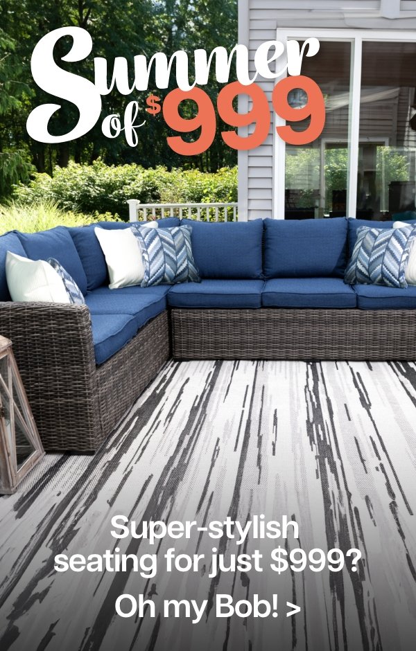 Super-stylish seating for just \\$999? Oh my Bob! > 