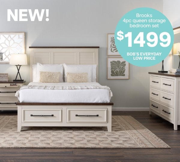 Brooks 4pc Queen storage bedroom set