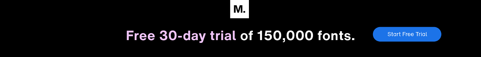 MTF 30 Days Trial Banner