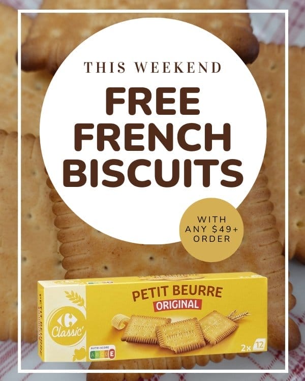 Free Petit Beurre with any \\$49+ order >