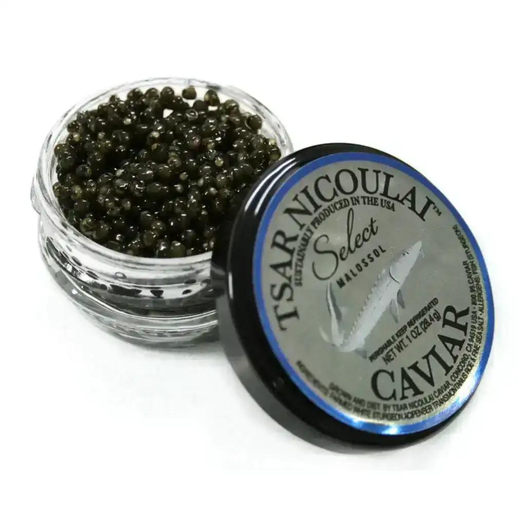 Image of Tsar Nicoulai Caviar - 100% American White Sturgeon, Select