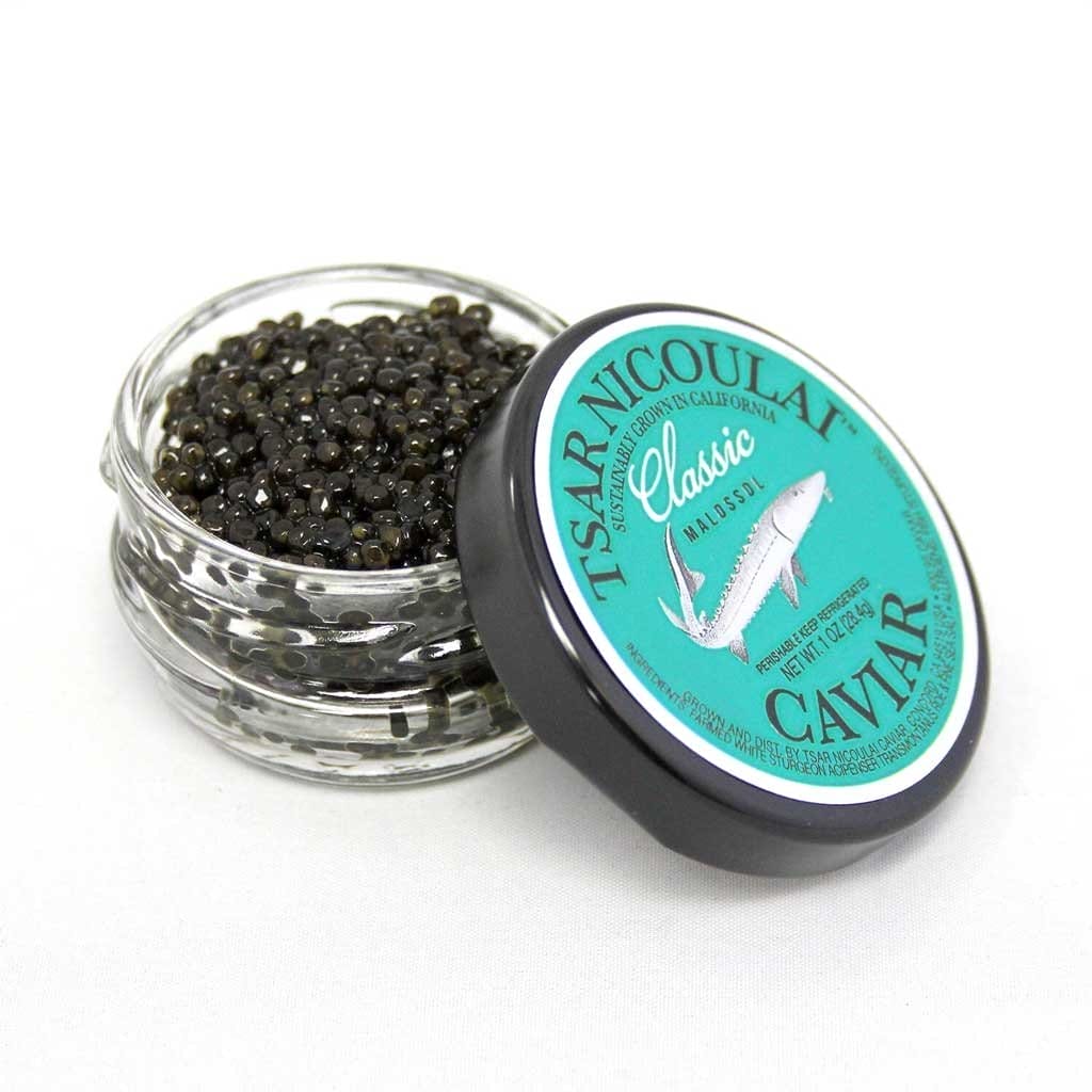 Image of Tsar Nicoulai Caviar - 100% American White Sturgeon, 1oz (28g)