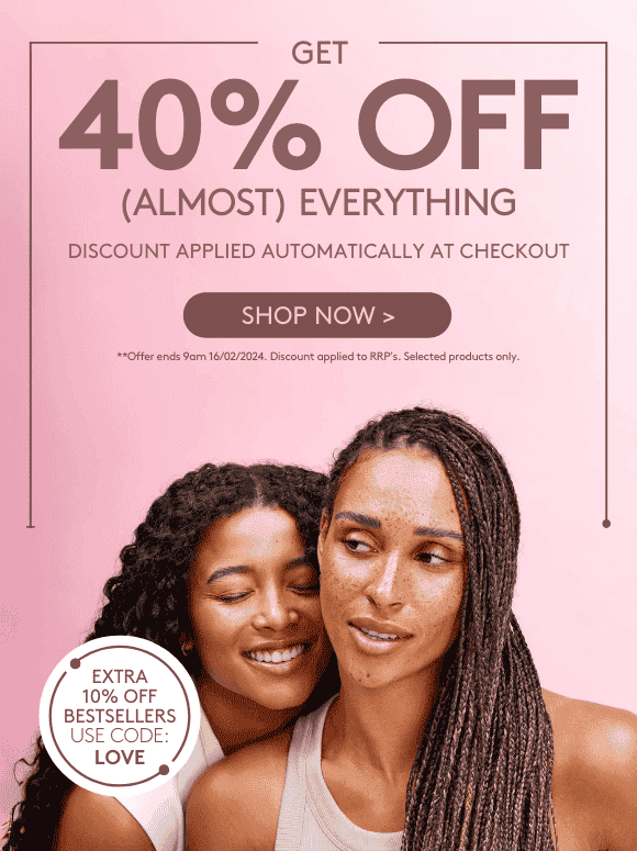 40% off + 10% off best