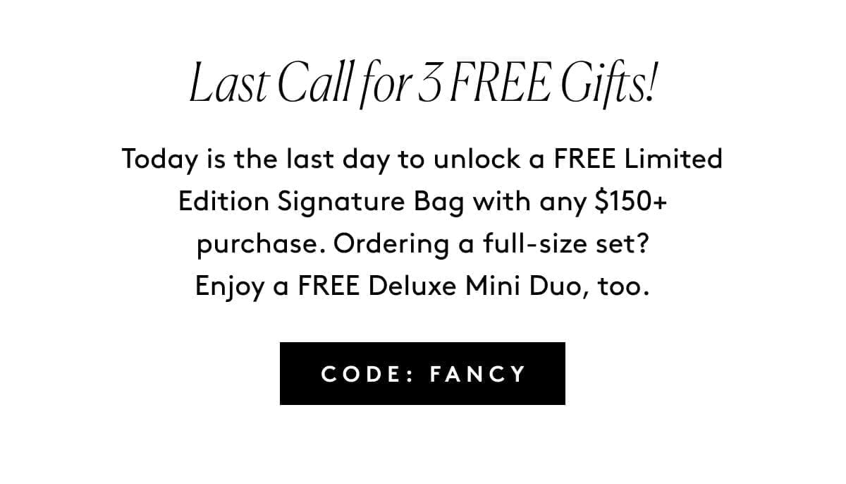 Last Call for 3 FREE Gifts! US