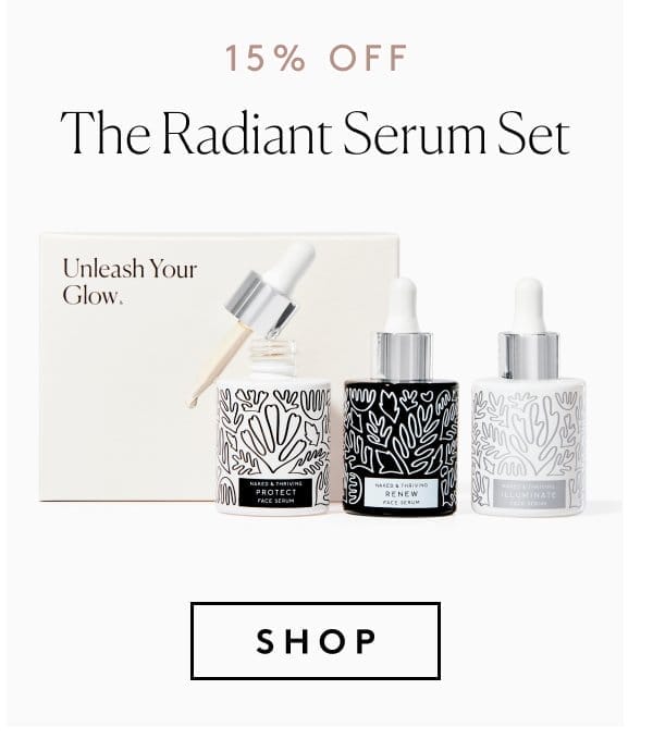 The Radiant Serum Set