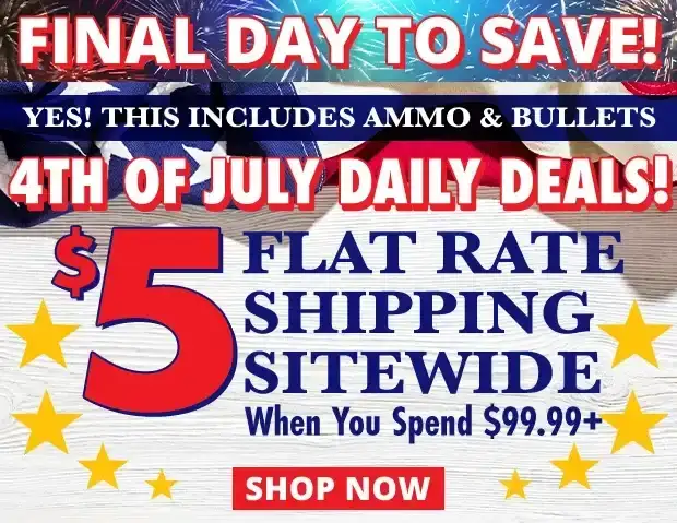 Final Day for \\$5 Flat Rate Shipping When You Spend \\$99.99+ •\xa0Restrictions apply • Cannot be used with other promotions • Use Code FR240701