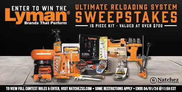 Enter to Win the Lyman Ultimate Reloading System Sweepstakes Now • Ends 4/1/24