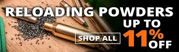 Up to 11% Off Reloading Powders