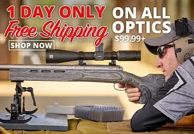 1 Day Only Free Shipping on All Optics \\$99.99+ • Restrictions Apply • Use Code FS240418