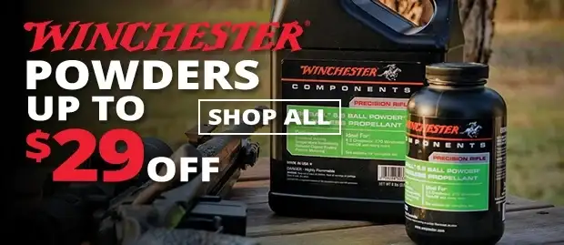 Up to \\$29 Off Select Winchester Powders