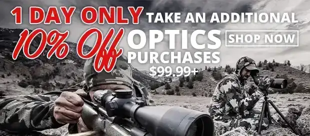 Take an Additional 10% Off Optics Purchases \\$99.99+ • Use Code P240314 • Restrictions Apply