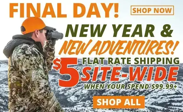 Final Day for \\$5 Flat Rate Shipping Site-Wide When You Spend \\$99.99+ • Use Code FR240108 • Restrictions Apply