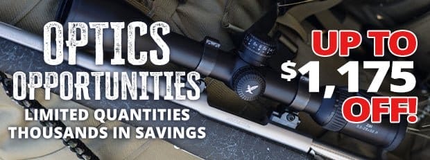 Up to \\$1,175 Off Optic Opportunities • Limited Quantities