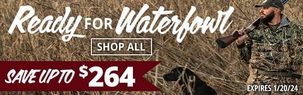 Waterfowl Ready Up to \\$264 Off!