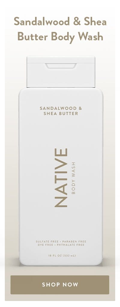 Sandalwood & Shea Butter Body Wash | SHOP NOW