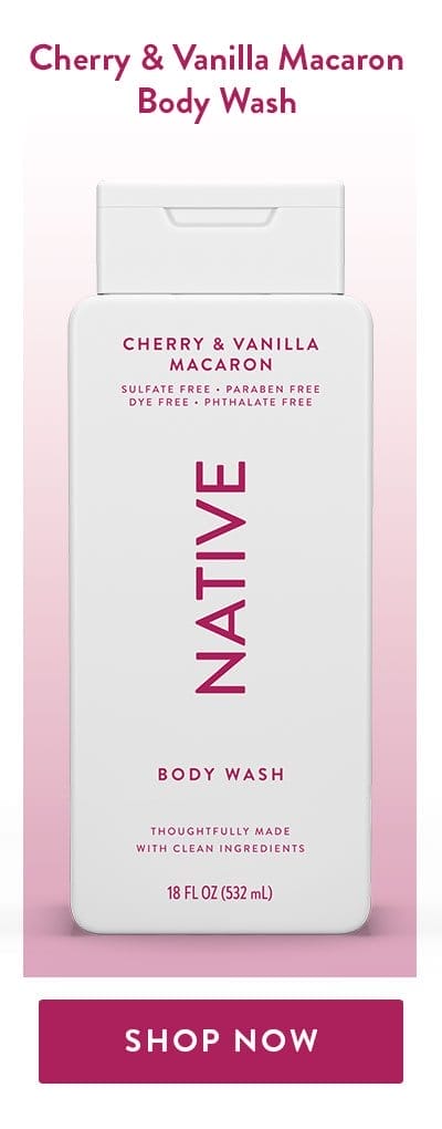 Cherry & Vanilla Macaron Body Wash | SHOP NOW