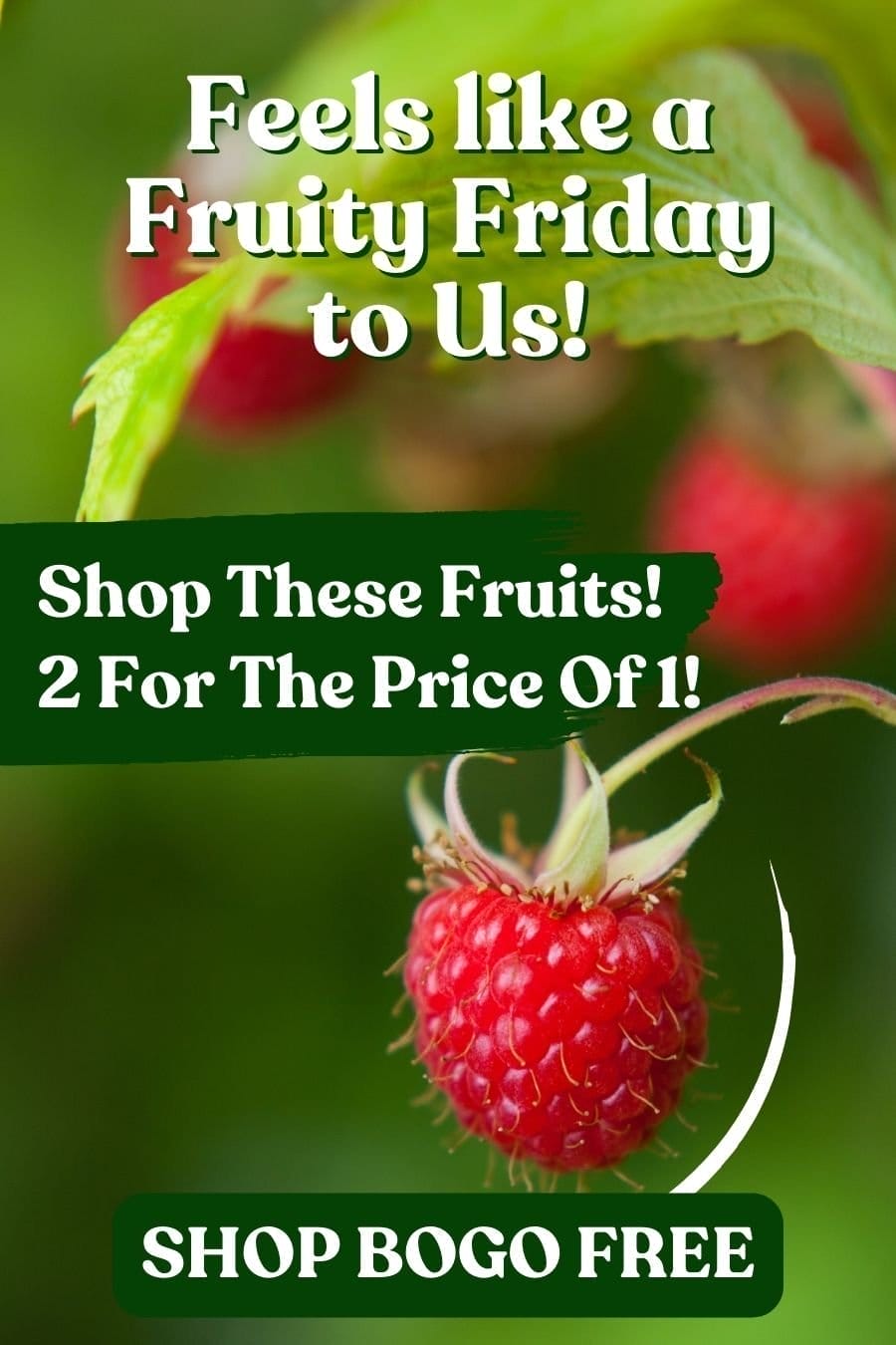 Feels like a Fruity Friday to Us! Shop These fruits 2 for the price of 1!