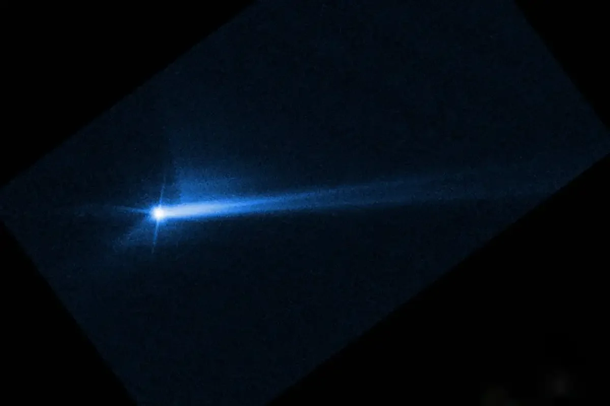 Asteroid hit by NASA spacecraft is behaving unexpectedly. Image leads to article.