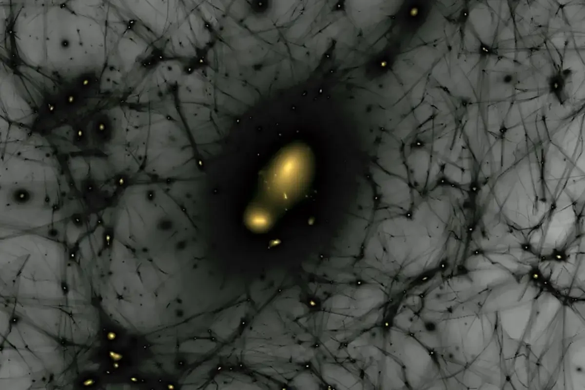 A new approach to dark matter could help us solve galactic anomalies. Image leads to article.