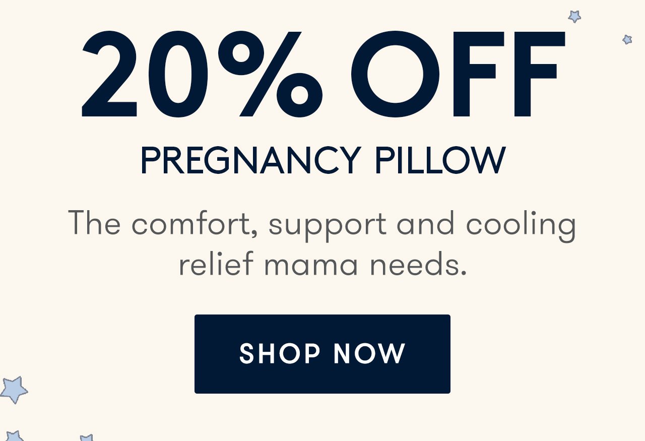 20% off the Pregnancy Pillow